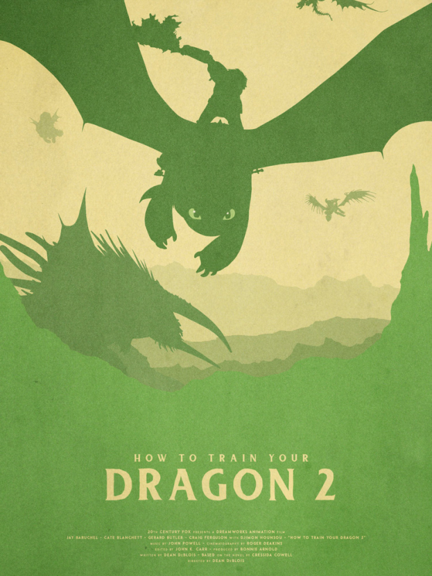 Постер (плакат) How To Train Your Dragon | Как приручить дракона