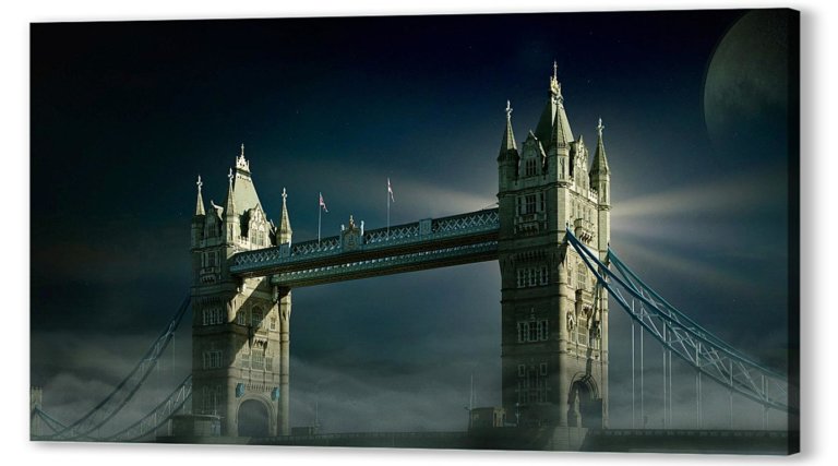 Ночной Тауэрский мост в Лондоне