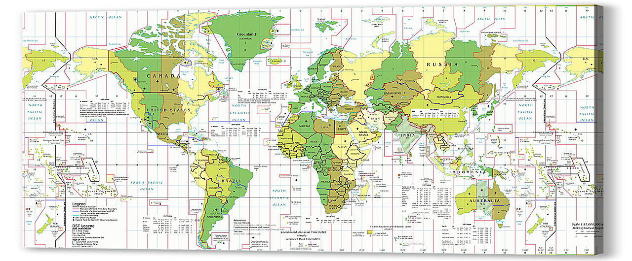 Панорамная карта мира