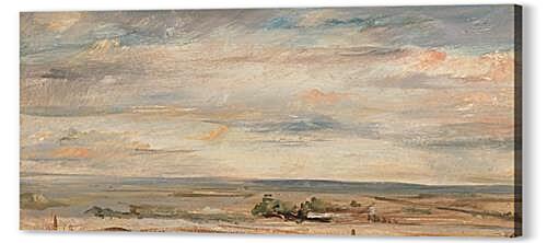 Картина Вид на облака, раннее утро, Вид на восток из Хэмпстеда (Cloud Study, Early Morning, Looking East from Hampstead)