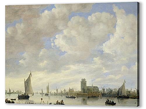 Картина Вид на Мерведе у Дордрехта (View of the Merwede off Dordrecht)