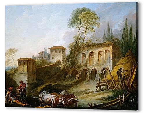Картина Imaginary Landscape with the Palatine Hill from Campo Vaccino