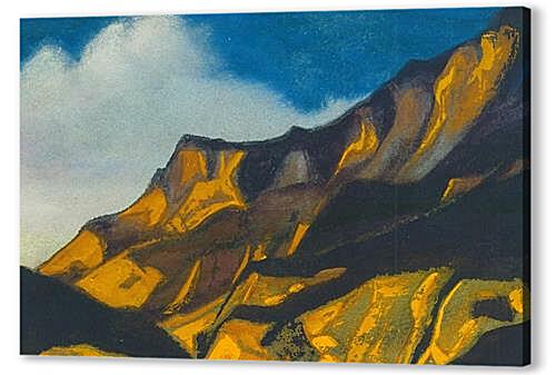 Картина Кулута. Желто-лиловые горы