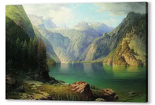 Картина Горное озеро.2.