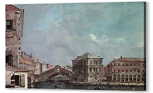 Картина Мост через Гранд-Канал в Риато (le grand Canal Pont de Riato)