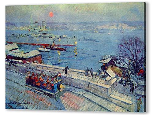 Картина Севастополь зимой