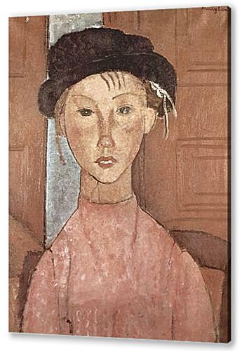 Картина Девушка в шляпе (Madchen mit Hut)