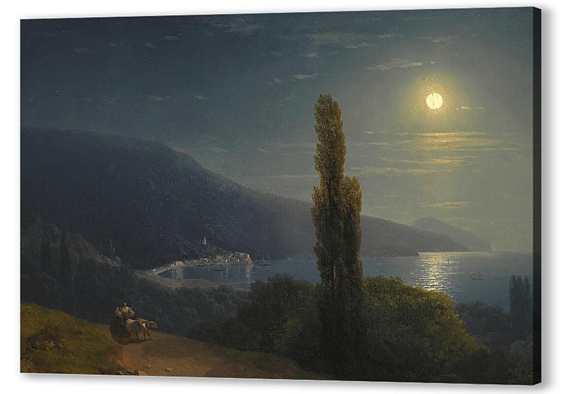 Картина Вид Крыма в лунную ночь
