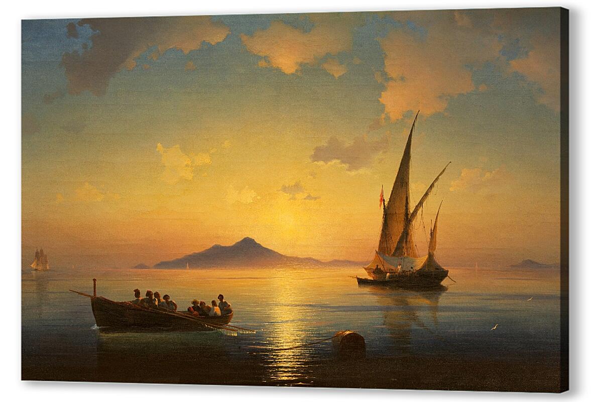 Картина Неаполитанский залив. 1841