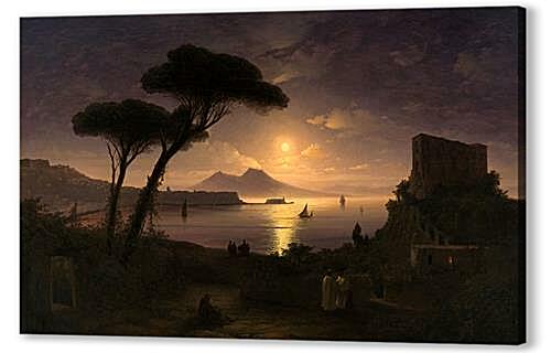 Картина Неаполитанский залив в лунную ночь