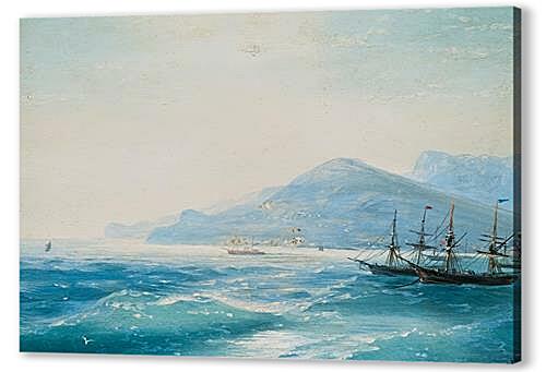 Картина Корабли недалеко от побережья 1886