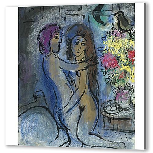 Картина Голубая пара (Le Couple Bleu)