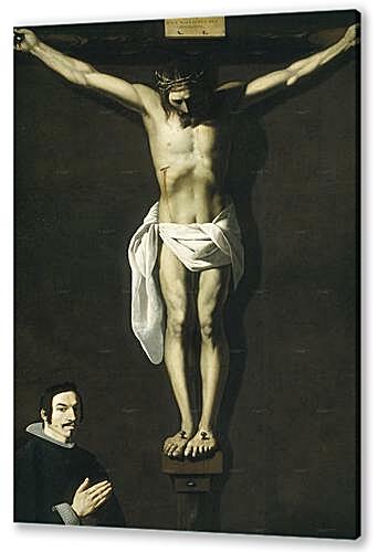 Картина Распятие с донатором (Christ Crucified with the Sponsor)
