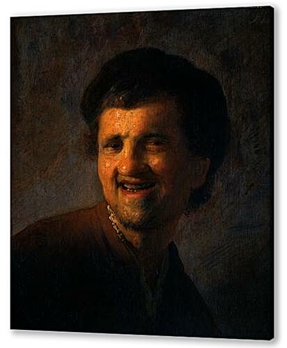 Картина Молодой мужчина улыбается (Young man smiling)