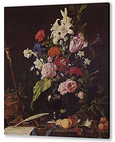 Картина Натюрморт Цветы в вазе