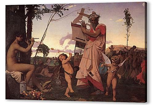 Картина Anacreon, Bacchus and Cupid