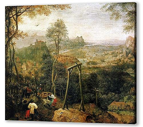 Картина Сорока на виселице (Die Elster auf dem Galgen)