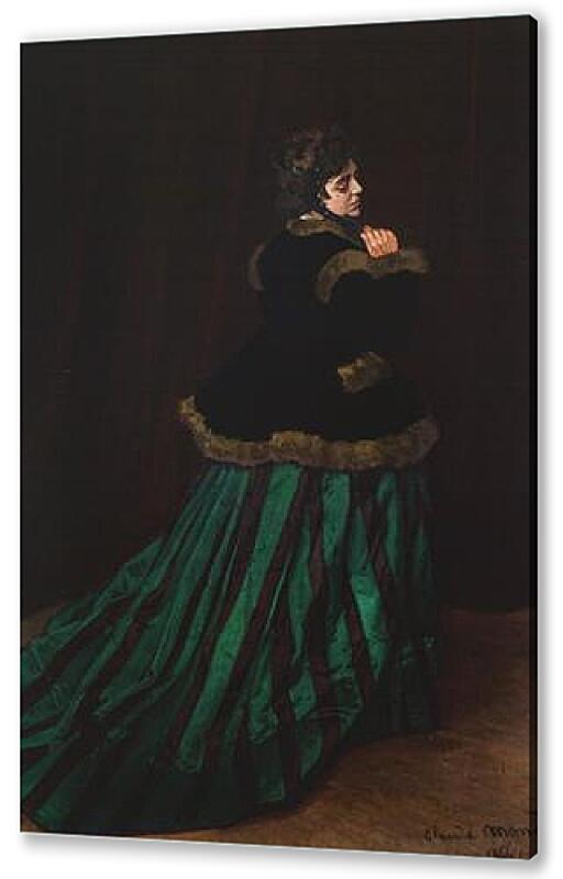 Картина Женщина в зеленом платье (The Woman in the Green Dress)