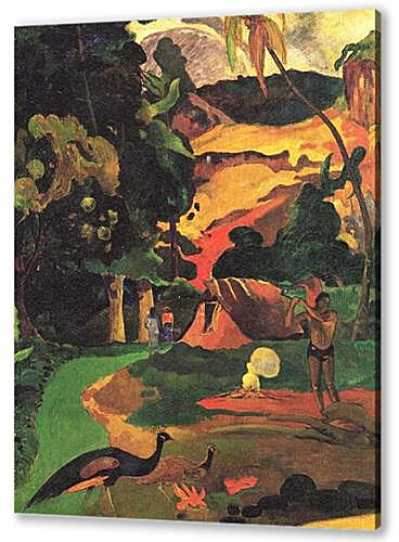Картина Пейзаж с павлинами (Paysage aux paons)