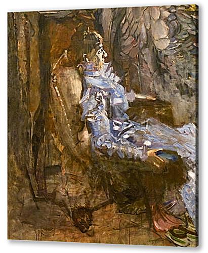 Картина A Lady in Lilac. Portrait of Nadezhda Zabela Wrubel