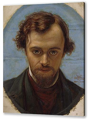 Картина Данте Габриэль Россетти в 22 года (Hunt Rossetti)