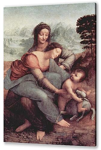 Картина Святая Анна с Марией и младенцем