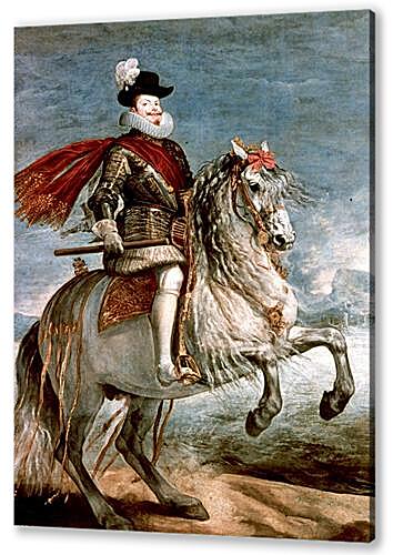 Картина Felipe III caballo