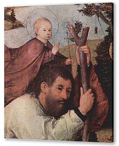 Картина Святой Христофор (фрагмент) (Hl. Christophorus (Detail))