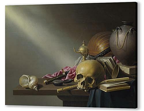 Купить картину Хармена Вана Стенвейка Аллегория тщеславия человеческой  жизни, арт.: 71846