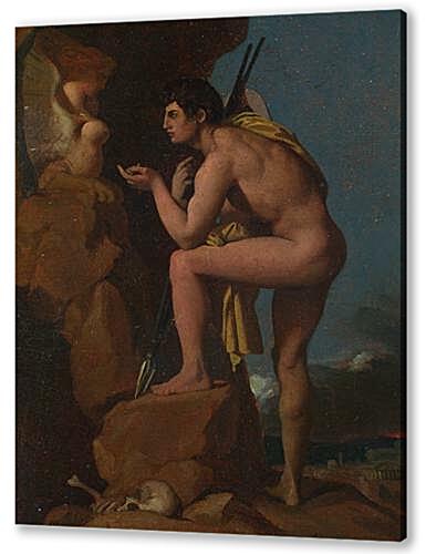 Картина Эдип и Сфинкс (Oedipus and the Sphinx)