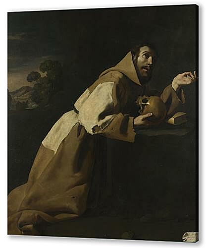 Картина Святой Франциск во время молитвы (Saint Francis in Meditation)