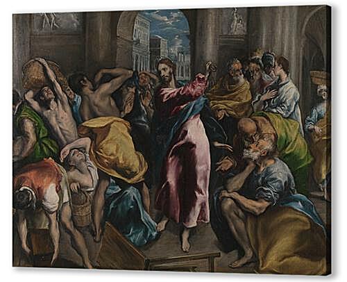 Картина Христос изгоняет торговцев из Храма (Christ driving the Traders from the Temple)