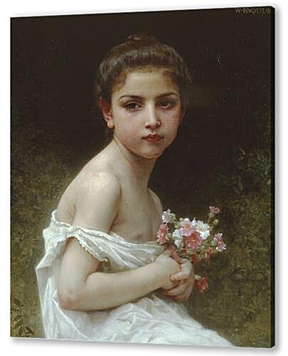 Картина Petite Fille au Bouquet