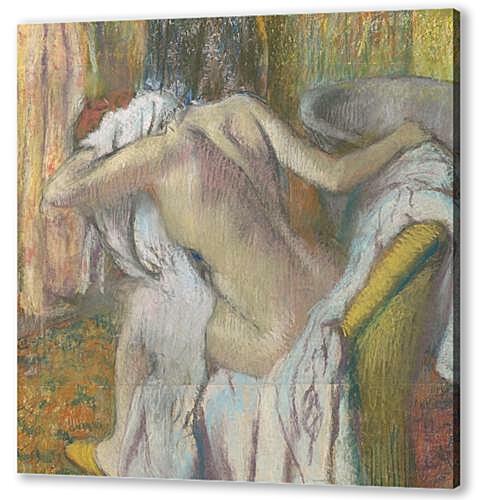 Картина After the Bath, Woman drying herself