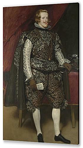 Картина Филипп IV Испанский в коричневом и серебряном (Philip IV of Spain in Brown and Silver)