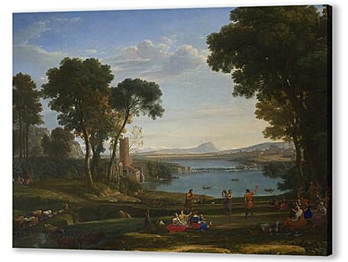 Картина Landscape with the Marriage of Isaac and Rebecca