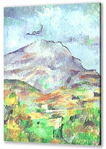 Картина Гора Сент-Виктуар Фрагмент (около) (La Montagne Sainte-Victoire Detail (vers))